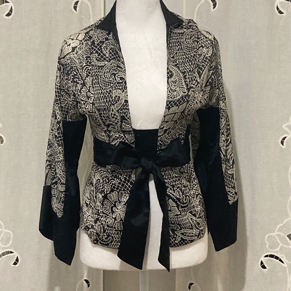 Stunning Kimono Style Top, Fine 100% Cotton, Made in the USA - Picture 1 of 12